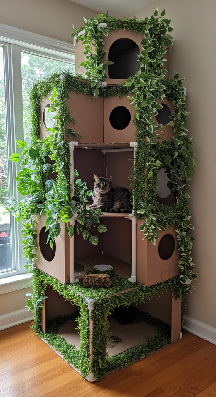 Arbre à chat bois