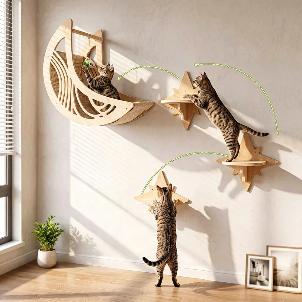 Arbre a chat mural 6