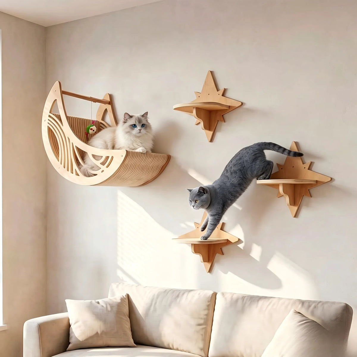 Arbre a chat mural 5