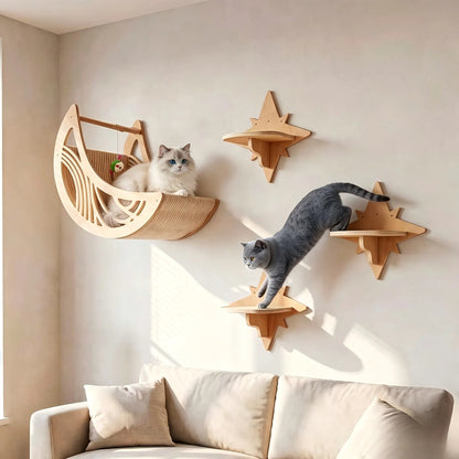 Arbre a chat mural 5