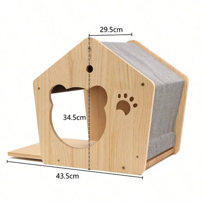 Parcours Mural pour Chat en Bois - Ronronclub
